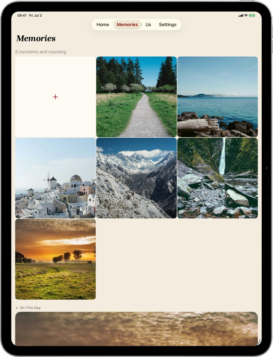 Shared memories gallery