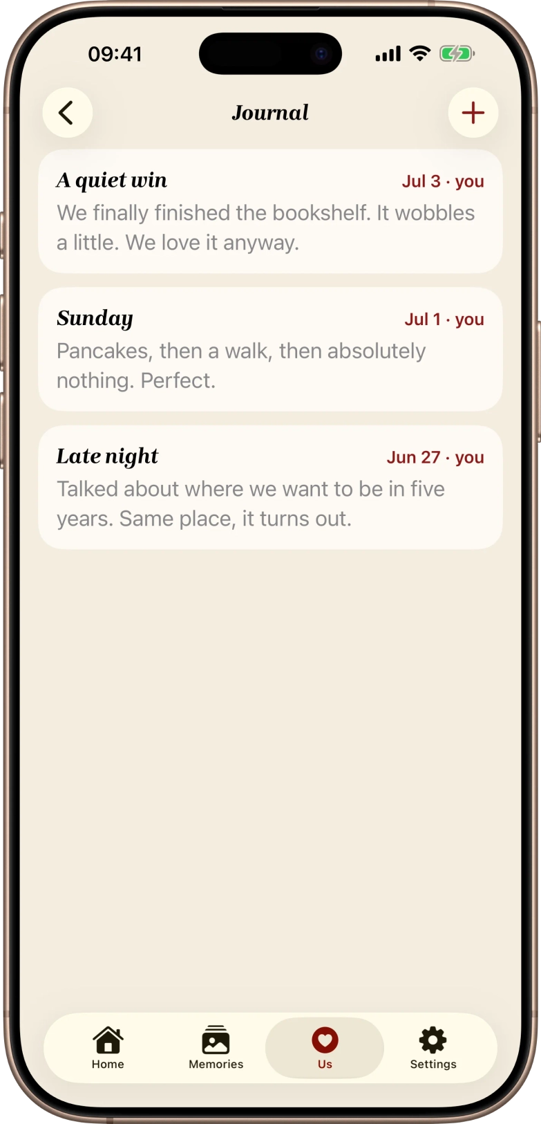 Shared journal